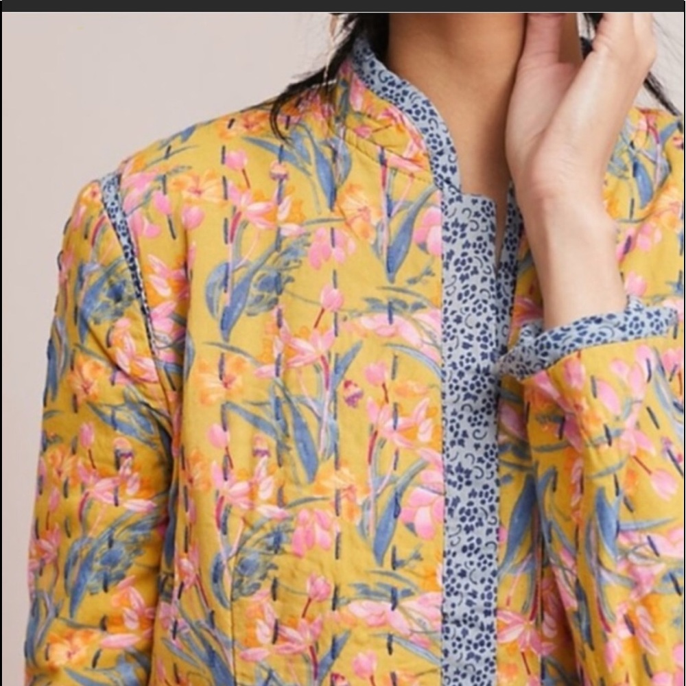 Anthropologie Waverley Quilted Jacket